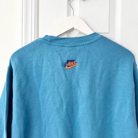 Nike NSW Sport Essentials+ Crewneck Dutch Blue Sweatshirt DM8886-469 Large - Picture 9 of 13